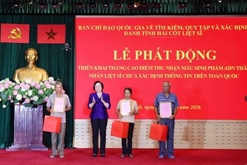 Chiến dịch 500 ngày đêm đẩy mạnh thực hiện tìm kiếm, quy tập và xác định danh tính hài cốt liệt sĩ